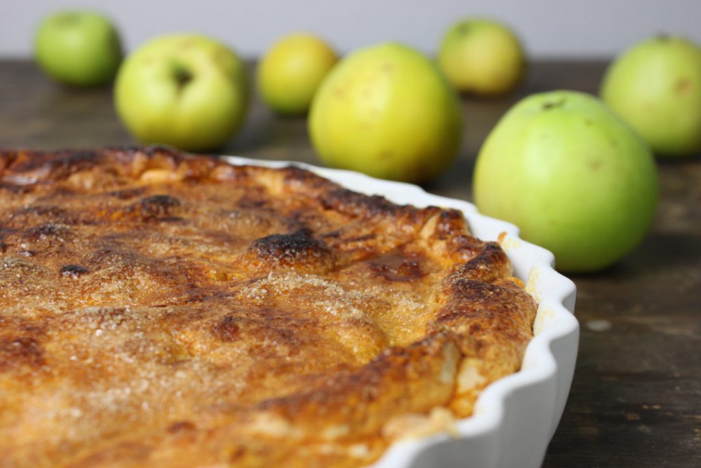 Gedeckte Apfeltarte aka Tarte aux Pommes - brokkolibastards