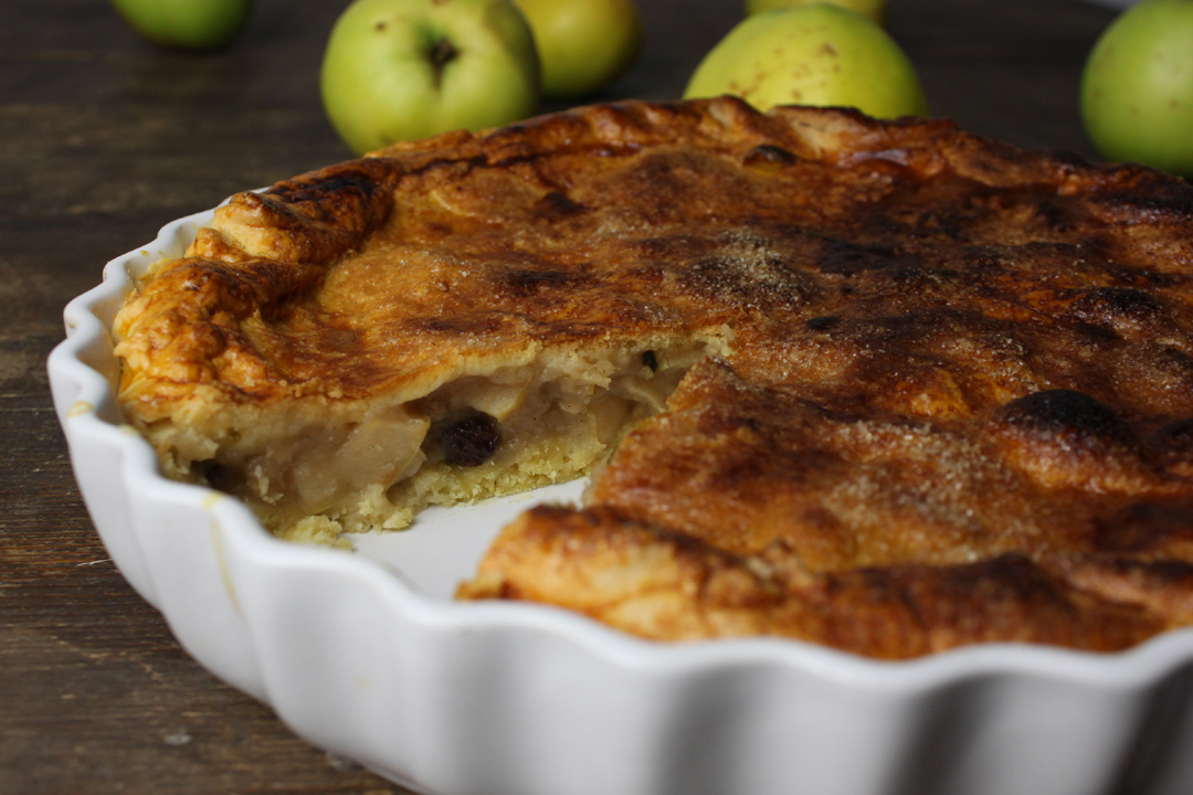 Gedeckte Apfeltarte aka Tarte aux Pommes - brokkolibastards