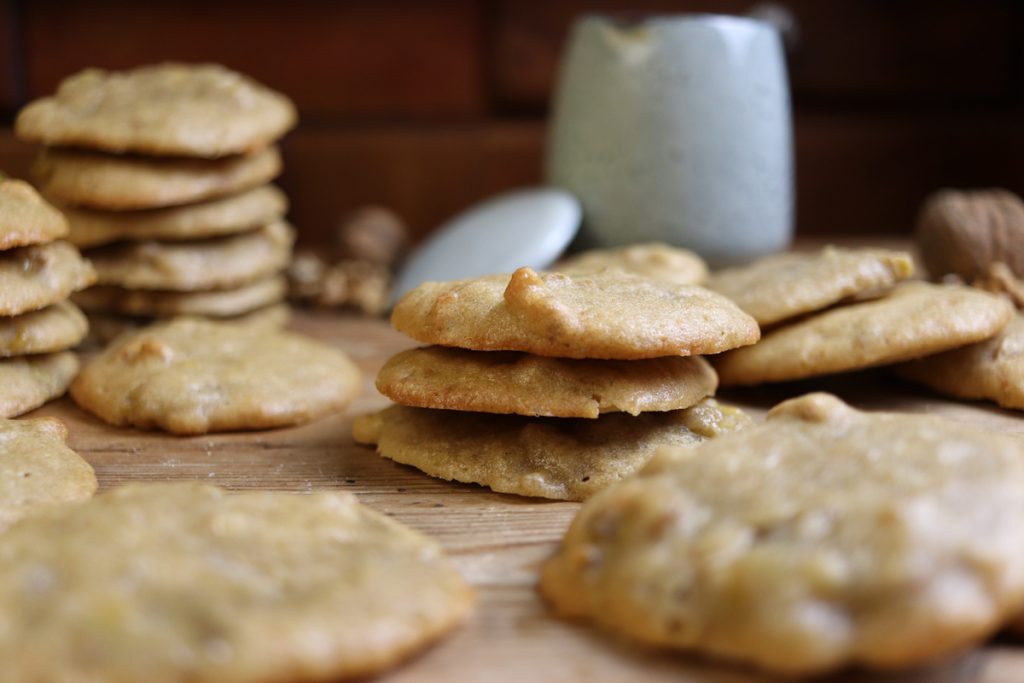 Soft Cookies: Vegane Bananen-Walnuss-Kekse - brokkolibastards